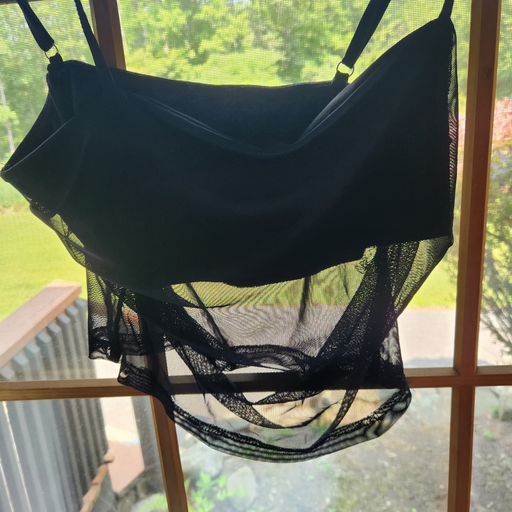 Forever 21 Black Sheer Cami